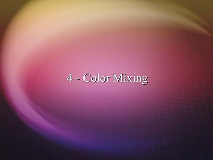4 color mixing