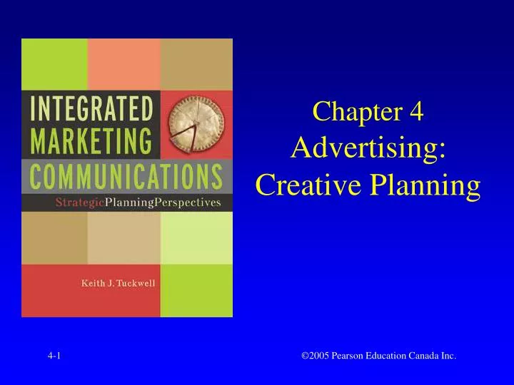 chapter 4 advertising creative planning