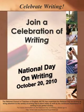 Celebrate Writing!