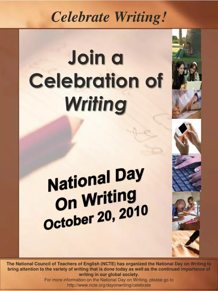 celebrate writing
