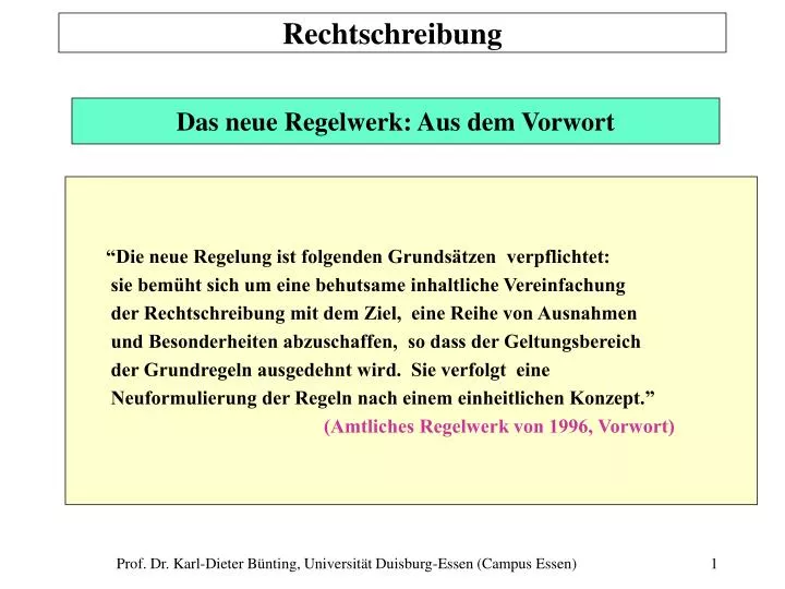 rechtschreibung