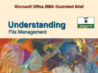 Microsoft Office 2003- Illustrated Brief