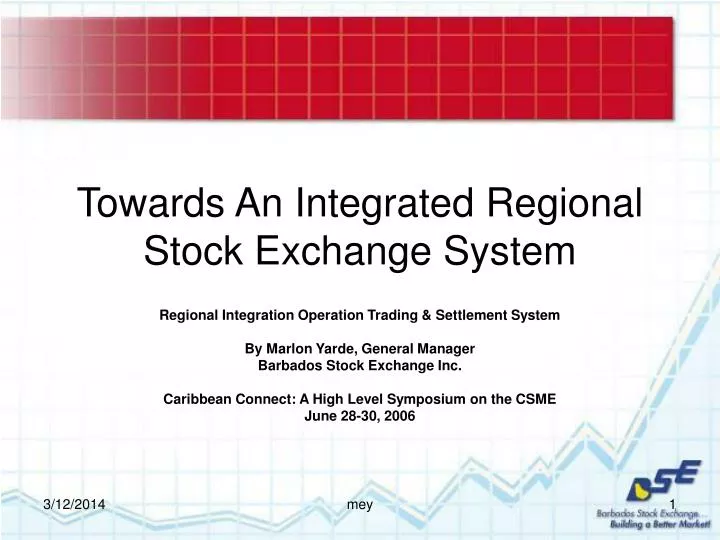 towards an integrated regional stock exchange system