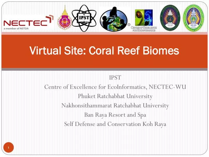 virtual site coral reef biomes