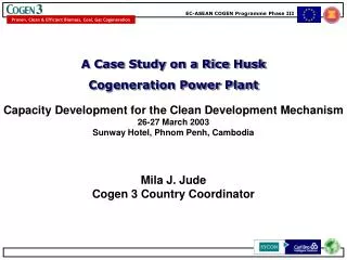 Mila J. Jude Cogen 3 Country Coordinator