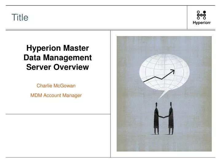 hyperion master data management server overview