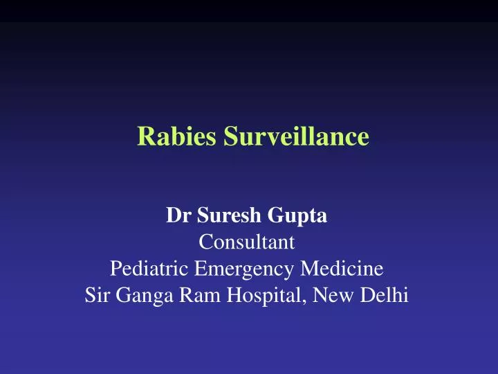 rabies surveillance