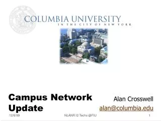 Campus Network Update