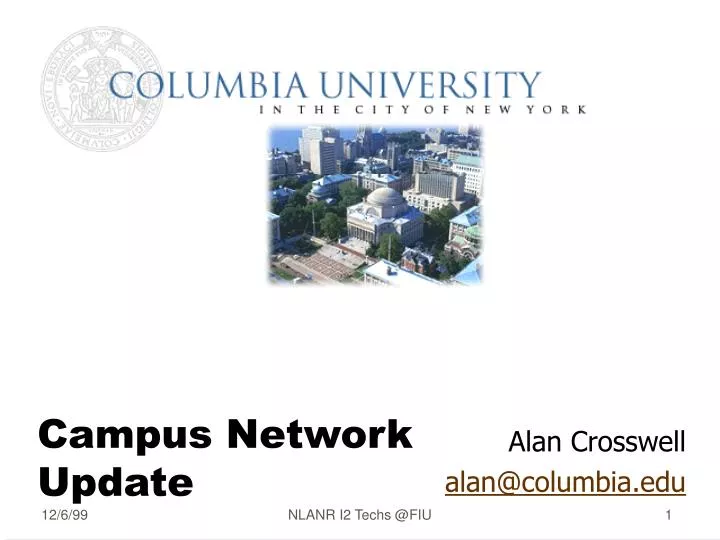 campus network update