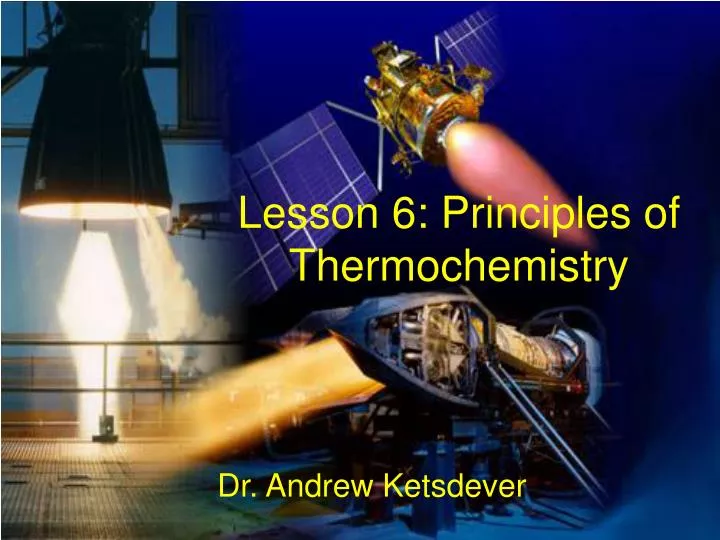 lesson 6 principles of thermochemistry