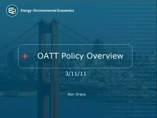 OATT Policy Overview