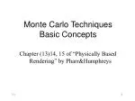 Monte Carlo Techniques Basic Concepts - slide 1