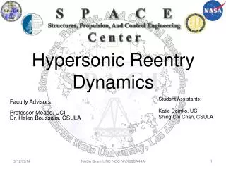 Hypersonic Reentry Dynamics