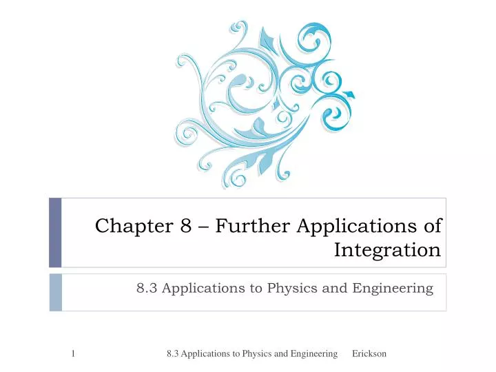 chapter 8 further applications of integration