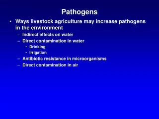 Pathogens