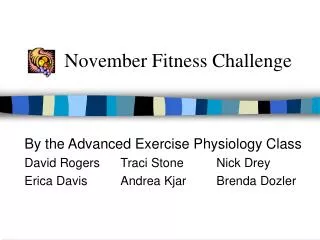 November Fitness Challenge