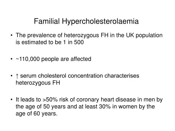 familial hypercholesterolaemia