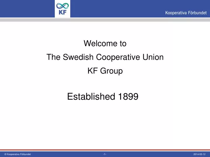 welcome to the swedish cooperative union kf group