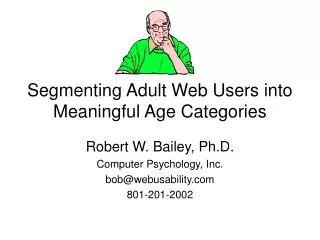 Segmenting Adult Web Users into Meaningful Age Categories