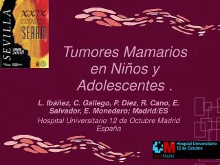Tumores Mamarios en Niños y Adolescentes .
