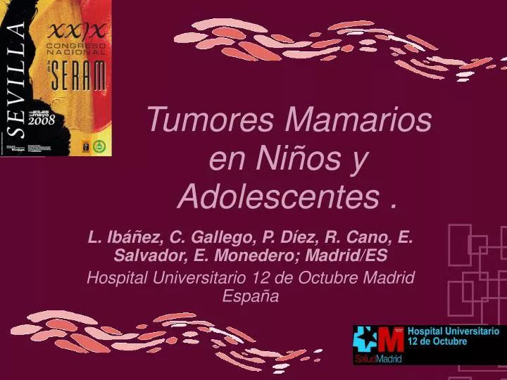 tumores mamarios en ni os y adolescentes