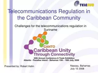 Telecommunications Regulation in the Caribbean Community