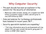 Why Computer Security - slide 1
