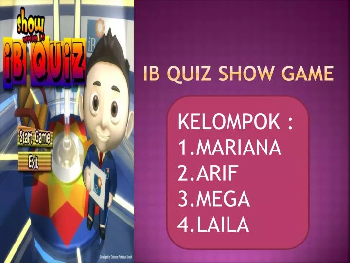 ib quiz show game