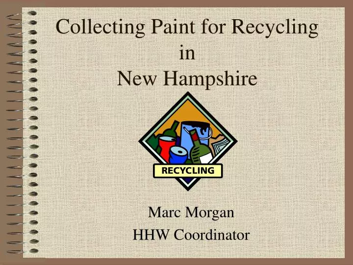 collecting paint for recycling in new hampshire