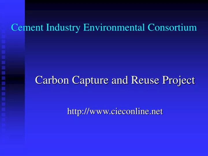 cement industry environmental consortium