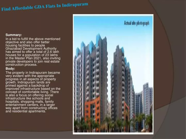 find affordable gda flats in indirapuram