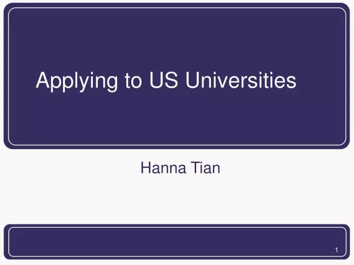 applying to us universities