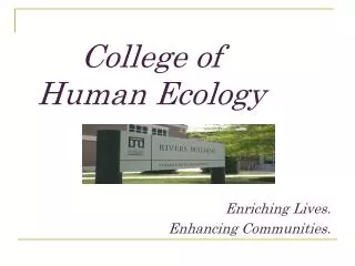 College of Human Ecology