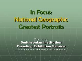 National Geographic - Greatest Portraits