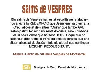 Monges de Sant Benet de Montserrat
