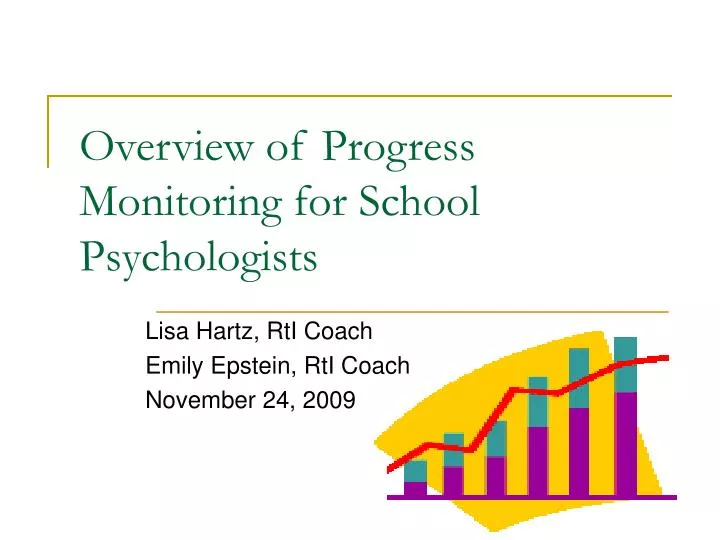 overview of progress monitoring for school psychologists