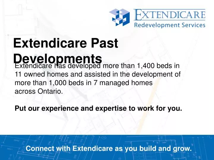 connect with extendicare as you build and grow