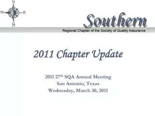 2011 Chapter Update