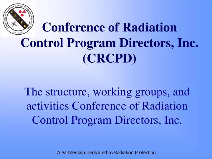 conference of radiation control program directors inc crcpd