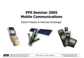PPS Seminar 2005 Mobile Communications