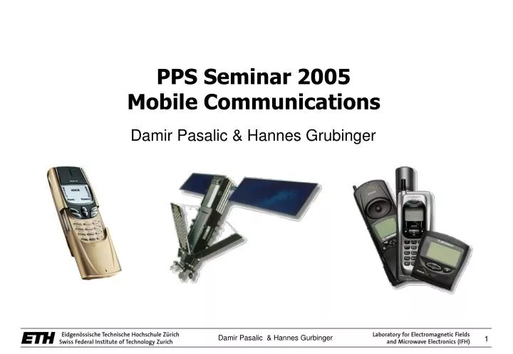 pps seminar 2005 mobile communications