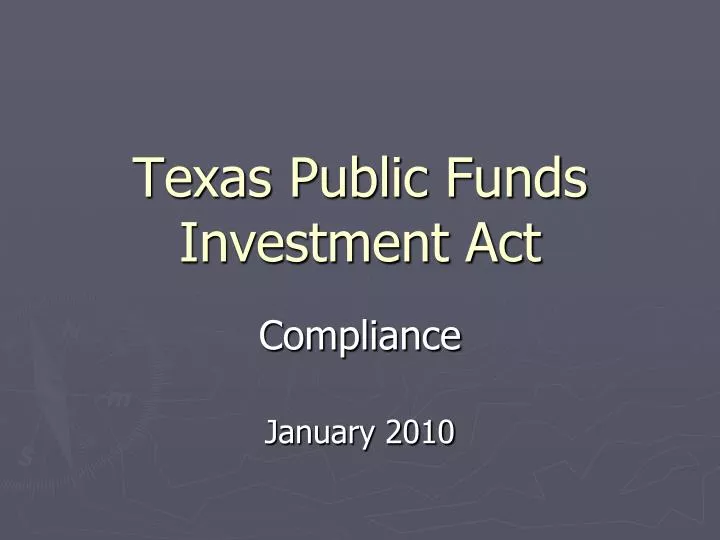 texas public funds investment act