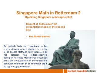 Singapore Math in Rotterdam 2 Opleiding Singapore rekenspecialist