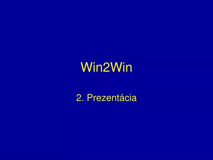 win2win