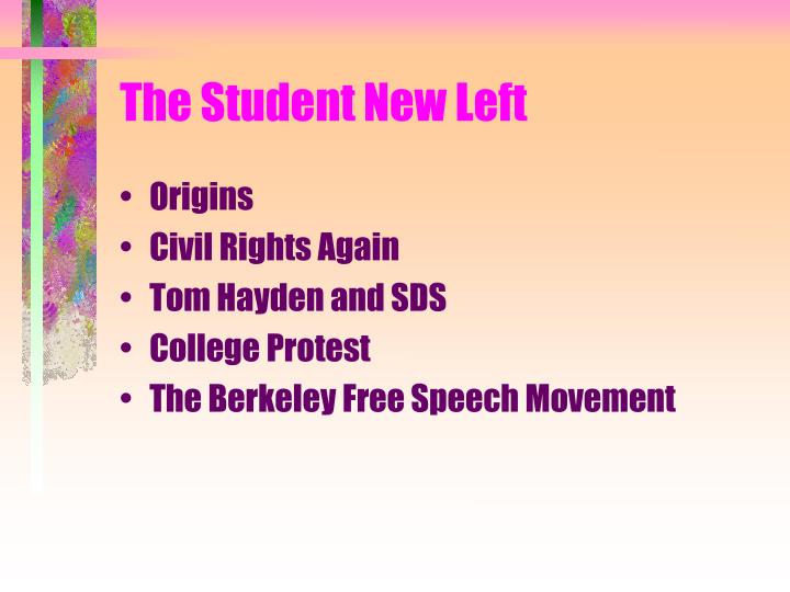 the student new left