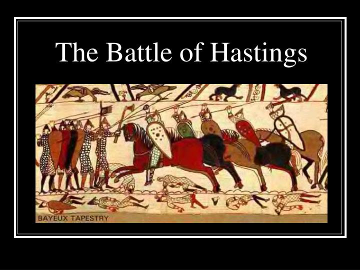 the battle of hastings