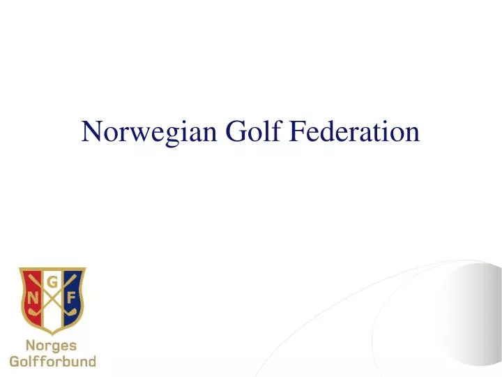 norwegian golf federation