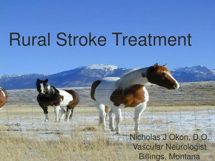 rural stroke treatment