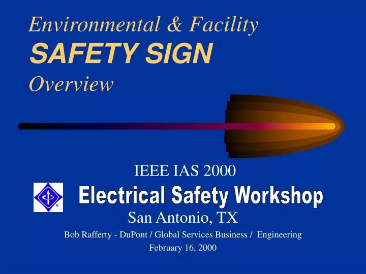 environmental facility safety sign overview