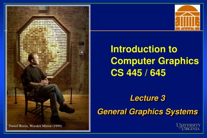 introduction to computer graphics cs 445 645